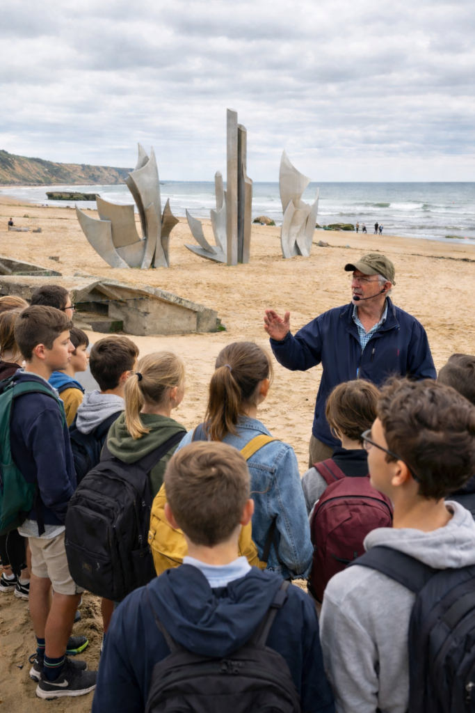 Guide touristique plage du débarquement